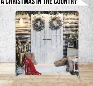 A Christmas in the Country backdrop