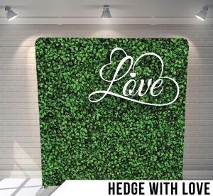 Hedge with Love backdrop