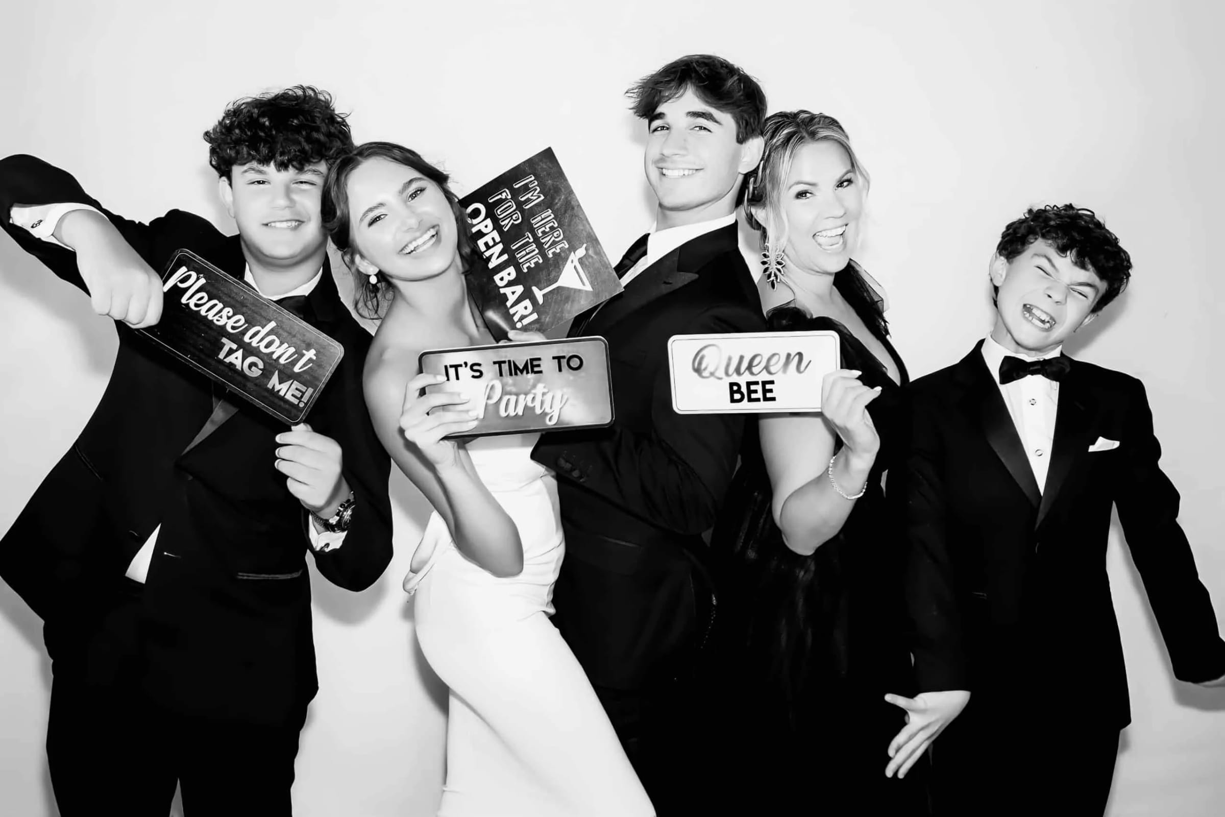 Wedding reception photo booth in Fort Lauderdale