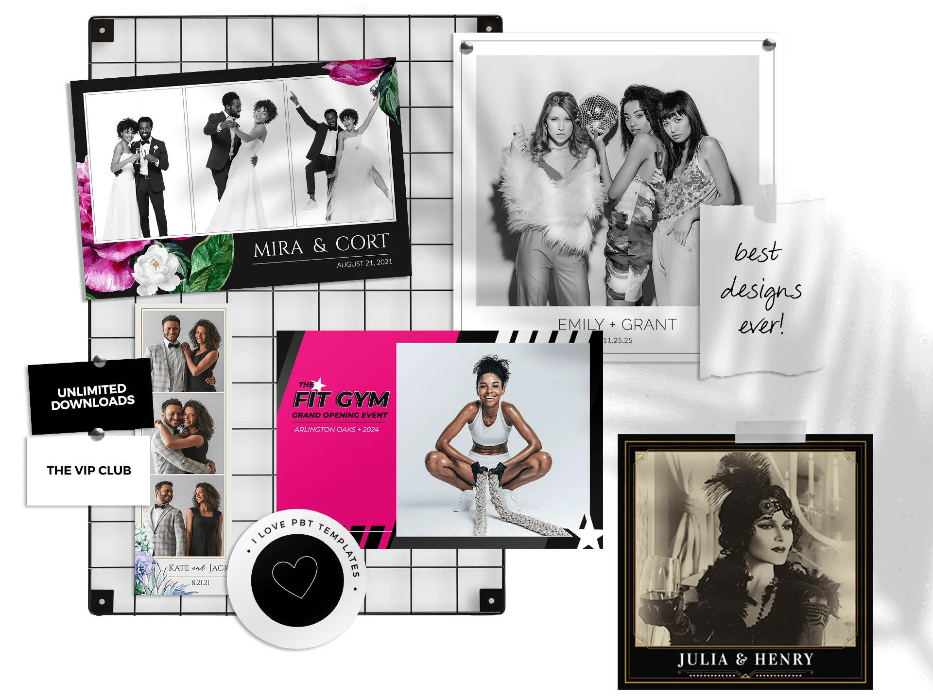 overlay design photobooth